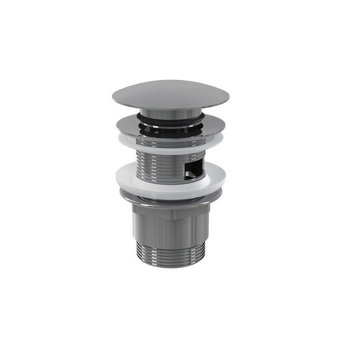 Low head Click Clack RAVAK universal drain valve, chrome-plated