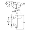Смеситель для ванной - душ GROHE Essence New 33624001