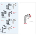Nozzle for hose HL 8-13 mm