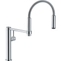 Kitchen (sink) mixer FRANKE PESCARA 360, with pull-out hose, chrome