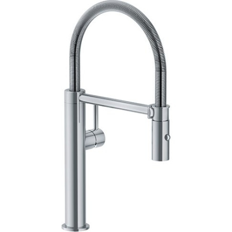 Kitchen (sink) faucet FRANKE PESCARA L, with a flexible spout, stainless steel body