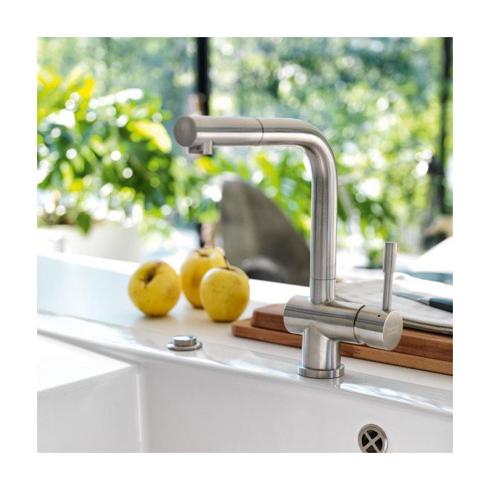 Kitchennis (sink) faucet FRANKE ATLAS NEO, with a fixed spout using Laminarstrahl technology