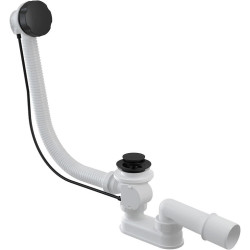 Vannas sifons ALCA PLAST must-must, automaatne A55BLACK-80