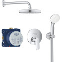 Potinkinised dušisüsteemide komplektid GROHE Eurosmart Cosmopolitan 210, 25219001