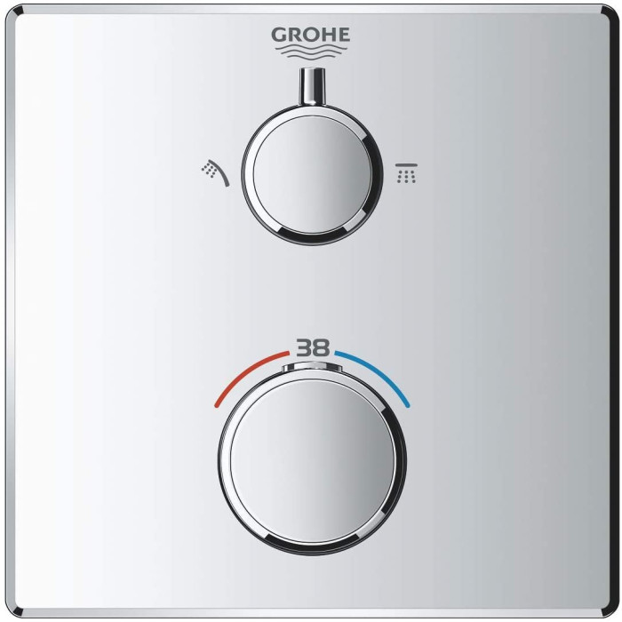 Potikend dušisüsteem GROHE Grohtherm Cosmopolitan 210 termostaadiga, 34734000