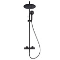 Shower set RUBINETA OLO (BK) + THERMO-15 (BK)