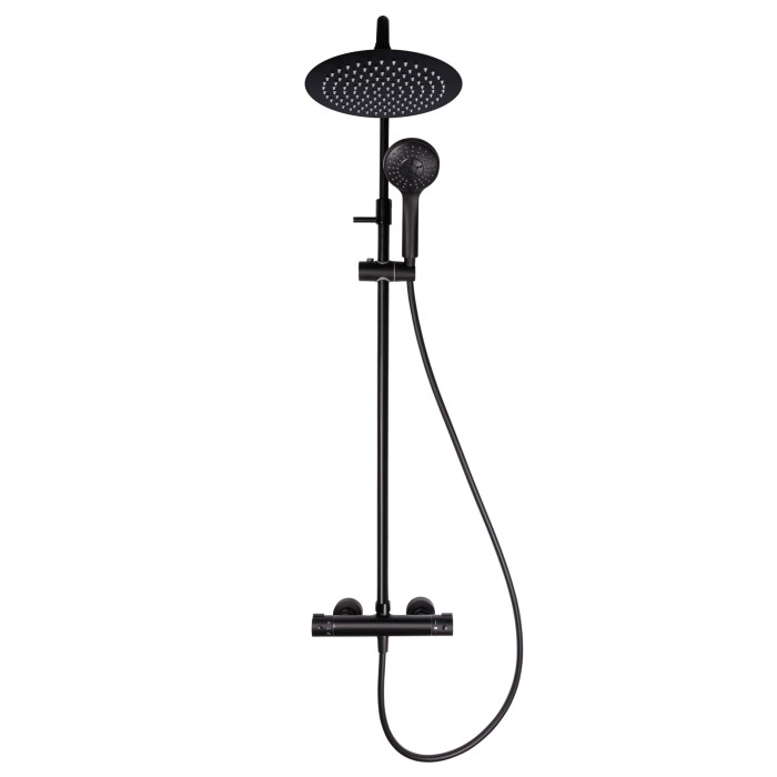 Shower set RUBINETA OLO (BK) + THERMO-15 (BK)