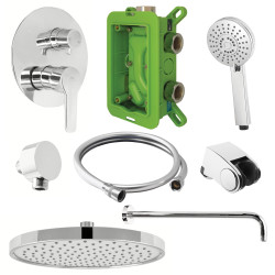 Built-in mixer sets RUBINETA Kubo-2F-Un