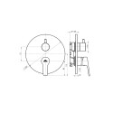 Наборы встраиваемых смесителей RUBINETA Kubo-2F-Un