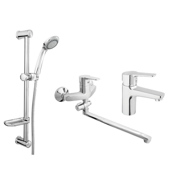 Vannisegisti komplekt RUBINETA Uno-12/C + uno-18 + variant-delta