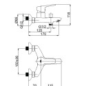 RUBINETA Uno-10 (WT) bathroom faucet