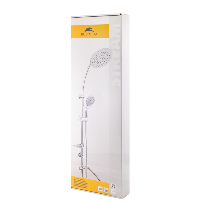 Shower column set RUBINETA Stream + P-15 star