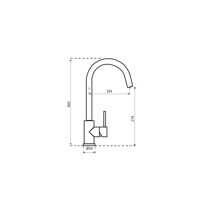 Mixer faucet REGNINOX Cano Copper (copper), R30493