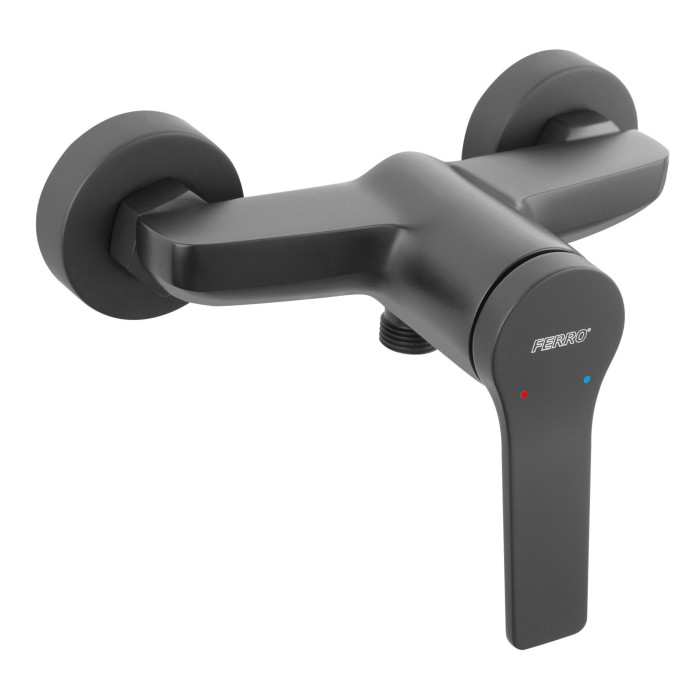 Dušisegisti FERRO Stratos Black, BSC7BL