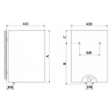 Электрический вертикальный водонагреватель GORENJE OTG 120 L SLSLIM