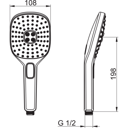Душевая насадка ORAS Hydractiva Style, 243403
