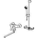 Bathroom mixer with shower stand ORAS Saga, 3945Y