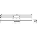 Наборы душевых лотков HANSGROHE RainDrain Flex + uBox