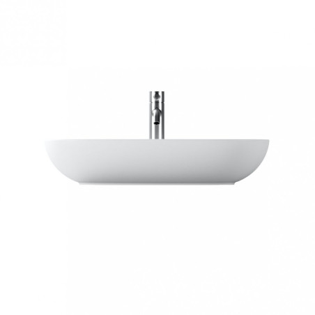 The sink is installed ALICE CERAMICA Oval Basin 60 x 45.
