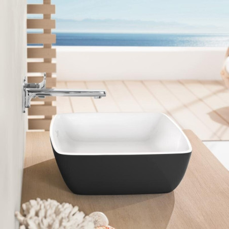 VILLEROY & BOCH Artis sink, black feathers 58 x 38 cm