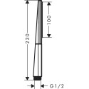 Dušipea HANSGROHE Rainfinity Baton Ecosmart 100 1jet, 26867000