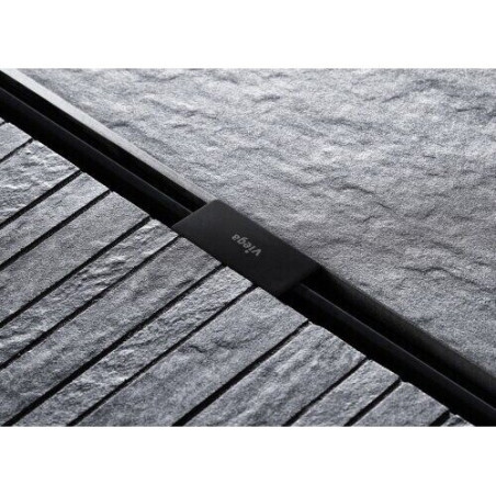 Shower channel sets VIEGA Vario 300-1200 mm with black grates