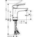 Kraan HANSGROHE Logis E 100, 71161000