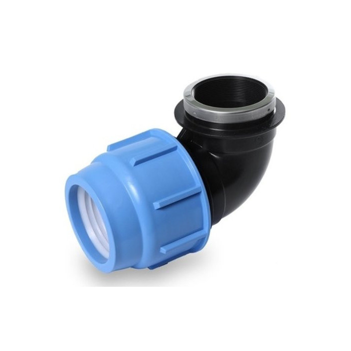 Пластиковая зажимная муфта для PE трубы SAB 25 x 3/4"" середина