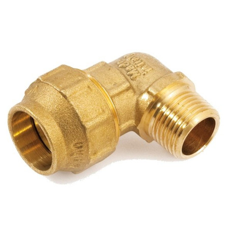 Sulgev PE toru pronksist nurk 25 x 3/4"" väline