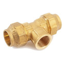 Kinnitav brass kolmik PE torule ÜLDINE DETAIL 20 x 1/2"" keskel